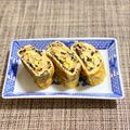 コムギ大好き's cooksnap of when they made ひじきの煮物で玉子焼き.