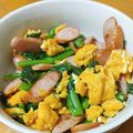 スパルタ弥勒さん's cooksnap of when they made ✿菜の花とベーコンの卵炒め✿春ウキウキ♪.