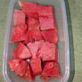 yama_miu's cooksnap of when they made うちのスイカの切り方.