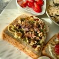 yu🐓's cooksnap of when they made ちょっと不思議なスイーツ風お好みトースト.