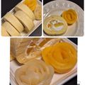 ほか弁ママ's cooksnap of when they made 桃缶薔薇でフルーツロールケーキ♪.