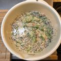 真樹 野畑's cooksnap of when they made サバ缶1つ🌱‬‪さっぱり冷や汁.