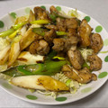 トシ17's cooksnap of when they made ☆鶏モモ肉とたっぷり長ネギの炒めもの.