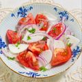 コムギ大好き's cooksnap of when they made 紫玉ねぎとかぶのトマトドレッシング母の日.