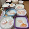 Ｎよんよん's cooksnap of when they made スプーン止まらない♫簡単デザート牛乳寒天.