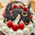 K Y's cooksnap of when they made イラストみたいなキャラチョコ☆.