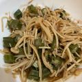 ゆみらんたん's cooksnap of when they made 超簡単♪オクラとえのきの麺つゆポン酢和え.