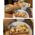 ダッフィーニーうに's cooksnap of when they made サラダみたいなチーズトースト.