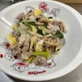 ミアンミアン's cooksnap of when they made めんつゆで♡豚肉と白菜の梅おかか炒め.