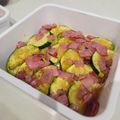 ♡礼♡'s cooksnap of when they made 簡単！ズッキーニとベーコンのにんにく炒め.