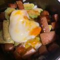 犬飼ってる's cooksnap of when they made 甘タレが美味しい アボカド スパム丼.