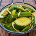 あーこ姐's cooksnap of when they made 生姜香る胡瓜とオクラの白だし漬け.