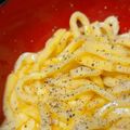 まるゆみ。's cooksnap of when they made 【簡単ランチ】とろ〜り☆チーズ釜玉うどん.