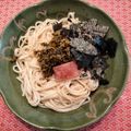 プルンバゴ's cooksnap of when they made 高菜明太うどん☆レンジで簡単☆洗い物無し.