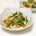 ぱふ♪'s cooksnap of when they made 豆苗＊竹輪＊人参の簡単炒め.
