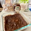Superlittleboo's cooksnap of when they made ローファットスイーツ バナナブラウニー.