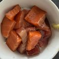 KAORU4649's cooksnap of when they made まぐろの漬け丼.