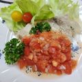 みっちゃん❇️68's cooksnap of when they made 簡単かじき鮪のチーズ蒸し♬トマトソース味.
