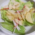 くむちん's cooksnap of when they made レタスとポテトチップスの簡単サラダ♪.