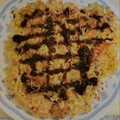 白いぐれーぷ's cooksnap of when they made 我が家のお好み焼き(≧∇≦)b.