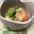 クックOQ216U☆'s cooksnap of when they made 加賀太きゅうりとえびのあんかけ.
