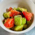 azbjbn's cooksnap of when they made アボカドとトマトのさっぱりサラダ.