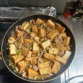 hisa☆kitty's cooksnap of when they made あげと豚ひき肉の甘辛すき焼き風.