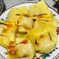 くりすたるけいこ's cooksnap of when they made えのきたっぷり皿ワンタン.