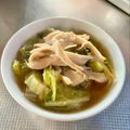 azbjbn's cooksnap of when they made ごま油香る、白菜・玉ねぎ・舞茸の味噌汁.
