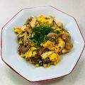 あっこ姉's cooksnap of when they made お豆腐と卵でふわふわ♡豚肉の炒め物.