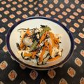 龍青空ママ's cooksnap of when they made 豆腐としいたけの塩炒めひじき入り.