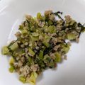 みちばたの花's cooksnap of when they made 子どもも大好き♡小松菜ひき肉丼.
