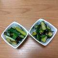 みぃくんのママ's cooksnap of when they made 簡単！オクラときゅうりのネバネバサラダ！.