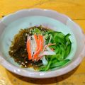 ちーまぐ's cooksnap of when they made 簡単！きゅうりカニかまもずく酢の物☆.