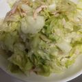 きょん's cooksnap of when they made レタスとハムのサラダ♪.