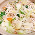 こたつneco's cooksnap of when they made 豚ともやしの白だし無限ごま油鍋.