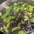 ﾐｰﾄﾊﾟｲママ's cooksnap of when they made きくらげとチンゲン菜のスープ.