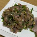 くぅネネ's cooksnap of when they made 新鮮アジのなめろう.