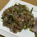 くぅネネ's cooksnap of when they made 新鮮アジのなめろう.