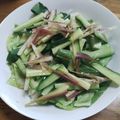 ☆卵大好き☆'s cooksnap of when they made 5分で完成トマトきゅうり茗荷の中華サラダ.