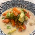 Faiza's cooksnap of when they made ☆アボガドとトマトの豆乳そば☆簡単！.