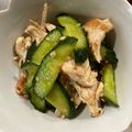 rynbaskets's cooksnap of when they made 鶏むね肉ときゅうりのさっぱり梅肉和え.