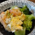 ばたみそーぱん☆'s cooksnap of when they made エビ、ブロッコリー、卵のガーリック炒め.