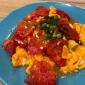♪ミチル♪'s cooksnap of when they made 簡単！ふわっふわっ玉子とトマトの炒め物.