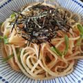 みぃかちゃん's cooksnap of when they made 簡単♪大葉と明太子の和風バター醤油パスタ.