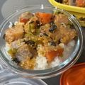 なぁチャん's cooksnap of when they made ポキ風サーモン丼.