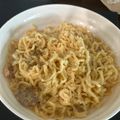 クックN2CKOK☆'s cooksnap of when they made 辛ラーメンでカルボナーラ.