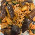 ほしちゃろ's cooksnap of when they made ✱茄子と豚肉のキムチ炒め✱(豚キムチ茄子.