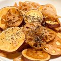 なとか's cooksnap of when they made さつまいもとレンコンの秋おかず.