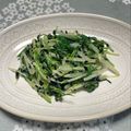 QPはにー's cooksnap of when they made 水菜の胡麻和え.